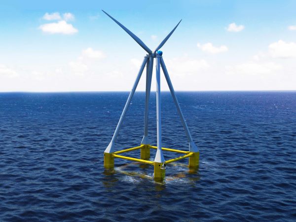 15MW+ floating wind turbine