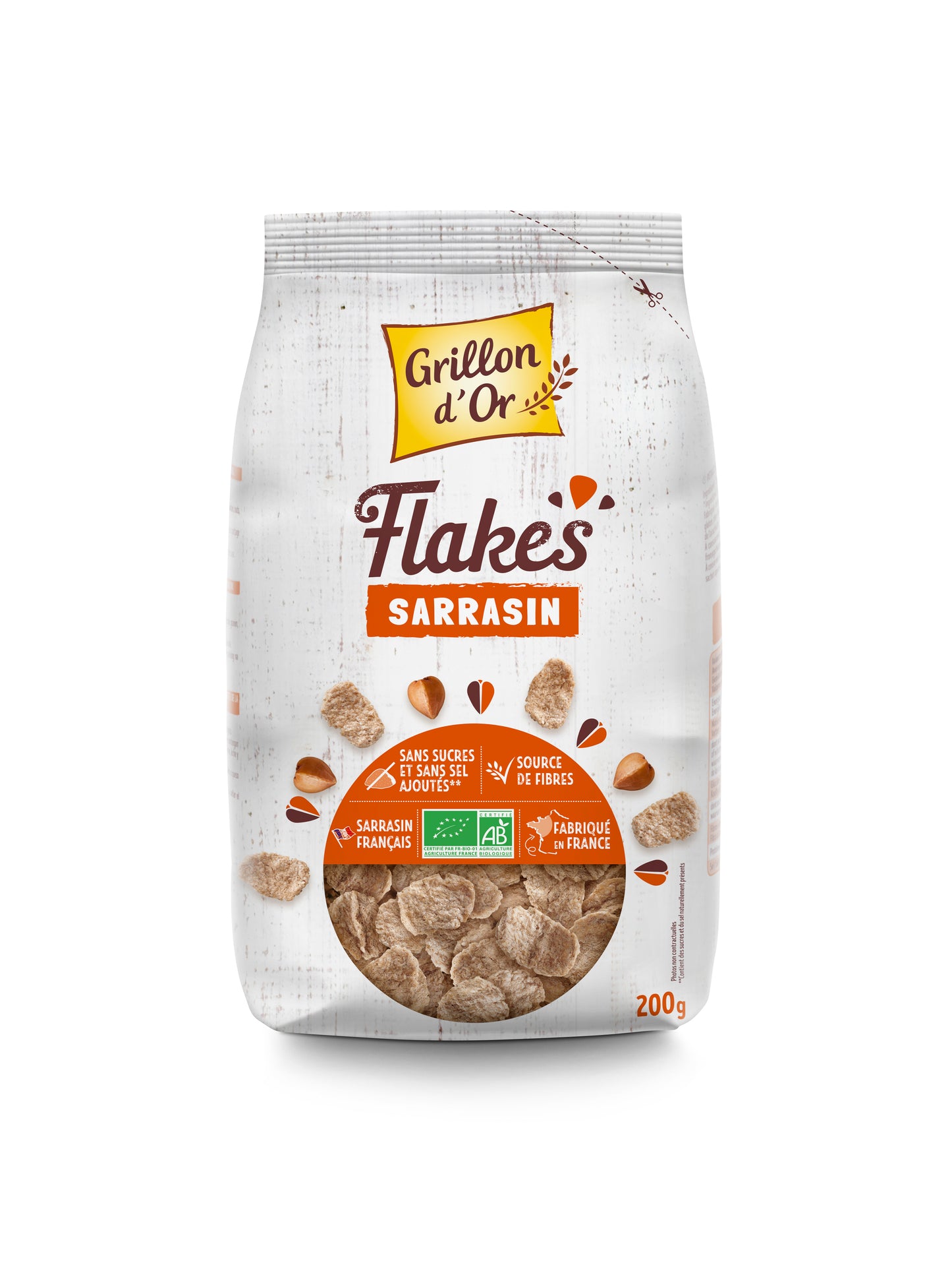 Buckwheat flakes 200g Grillon d'Or