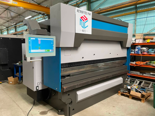 Colly press brake fully retrofitted by N2C