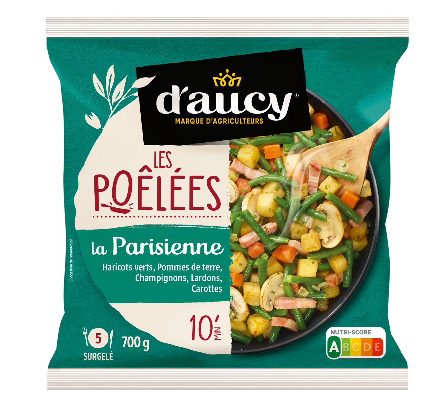 Frozen vegetables d'aucy (retail) 