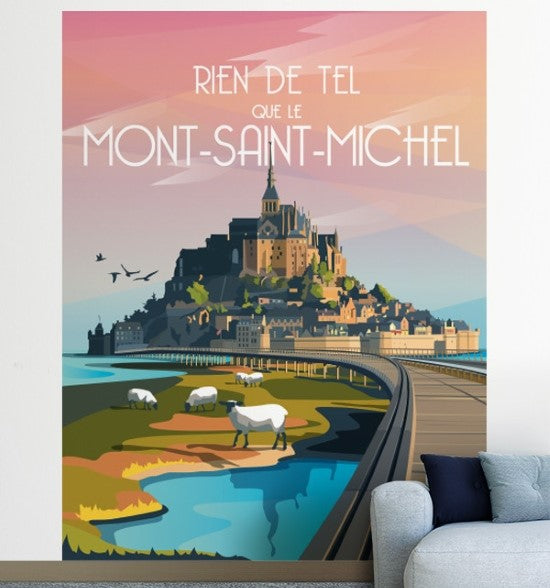 Modern panoramic wallpapers and wall murals