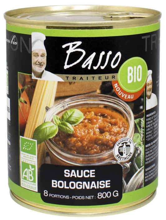 Organic Bolognese Sauce 800g - Basso