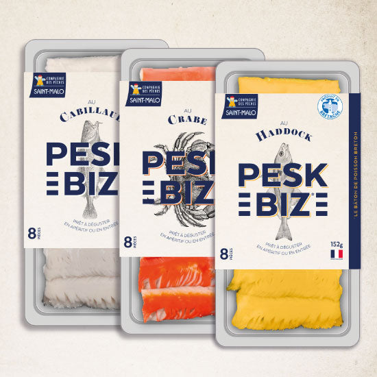 "PESK BIZ" chilled prepared seafood range for Retail