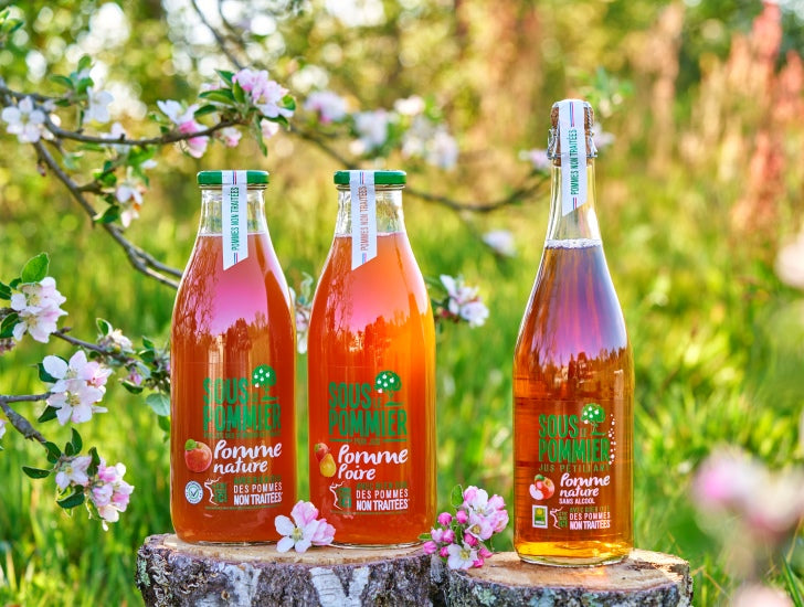 Premium apple juices "Sous le Pommier"