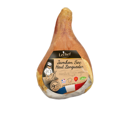 Premium "HAUT DE LANGUEDOC" dry cured ham boneless without nitrited salt