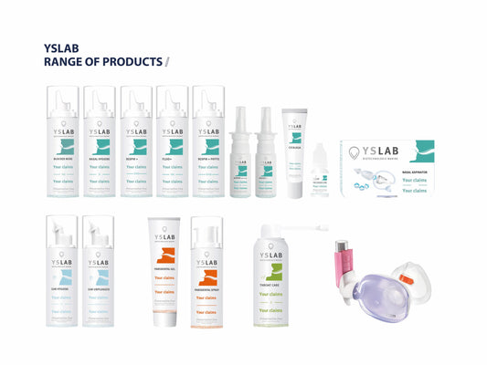 YSLAB's range of finished products dedicated to ENT & Oral care needs